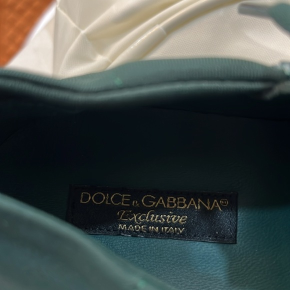 DOLCE & GABBANNA AUTHENTIC SNEAKER SIZE 34 OROSTA BASSA VERDE 8N145 BRAND NEW - Picture 5 of 7